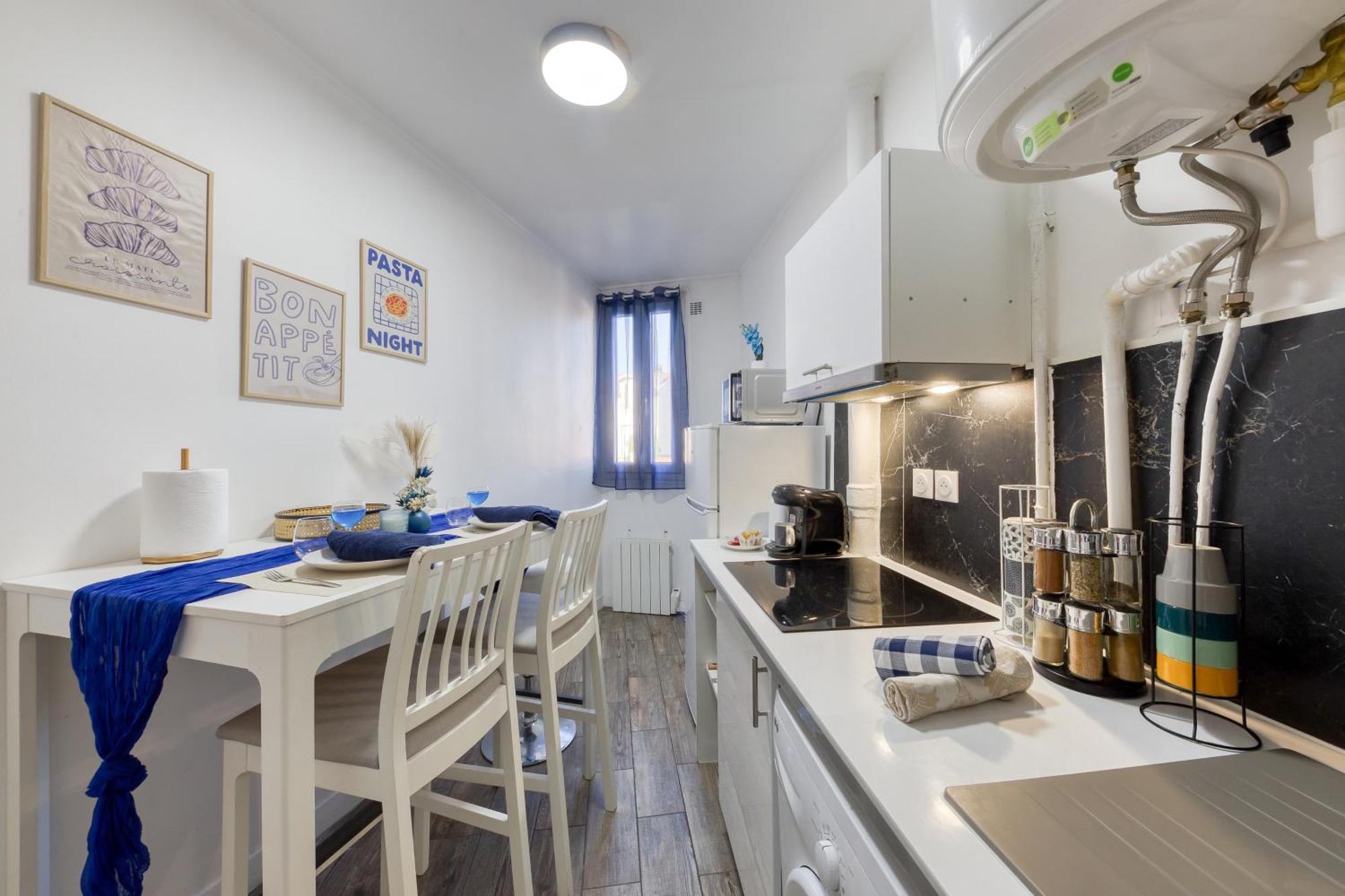 Apartment Chic Proche Gare De Clamart + Netflix